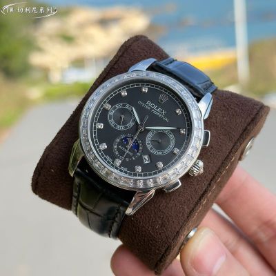 Rolex Oyster Perpetual Replica with Black Dial 9100 Movement 42mm 316L Steel Men Watch